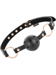 BEGME - BLACK EDITION BALL GAG VEGAN IN PELLE