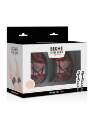BEGME - CHEVILLES PREMIUM ÉDITION ROUGE AVEC DOUBLURE EN NÉOPRÈNE