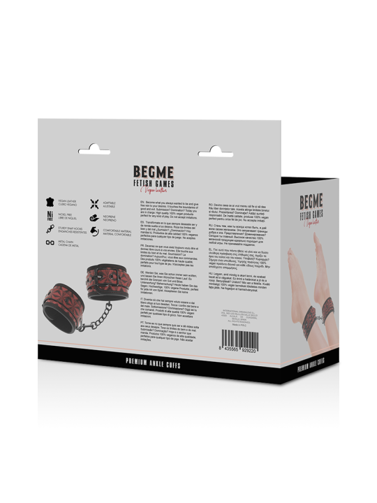 BEGME - RED EDITION PREMIUM KNÖCHELSTZE MIT NEOPRENFUTTER