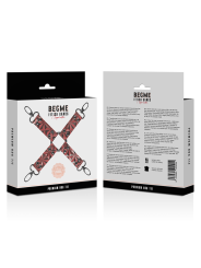 BEGME - RODE EDITIE HOG TIE VEGAN LEER
