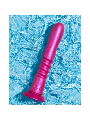 ROMP - JIGGLE OP-EN-OMLAAG VIBRATOR MET ROZE ZUIGNAP