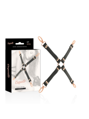 COQUETTE CHIC DESIRE - FANTASY HOG TIE VEGAN LEER