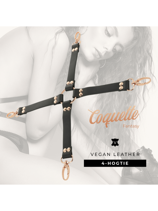 COQUETTE CHIC DESIRE - FANTASY HOG TIE COURO VEGANO