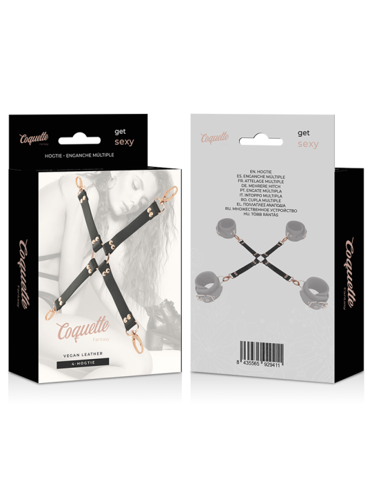 COQUETTE CHIC DESIRE - CRAVATE DE PORC FANTAISIE EN CUIR VÉGÉTAL