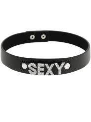 COQUETTE CHIC DESIRE - SEXY VEGAN LEATHER CHOKER