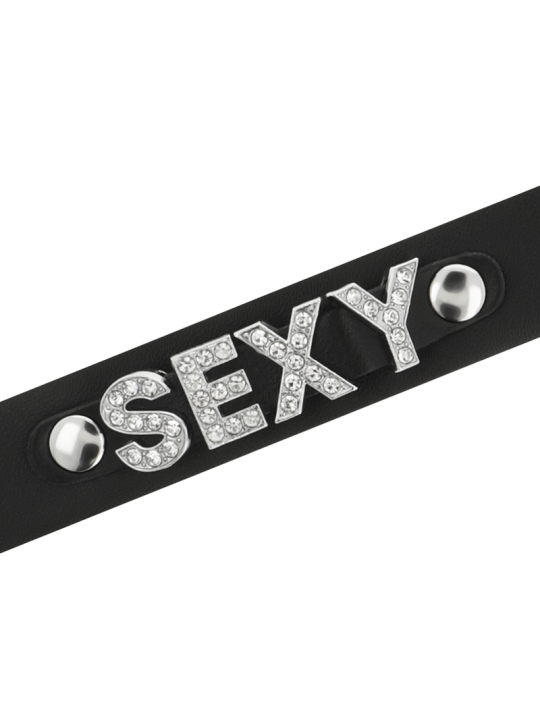 COQUETTE CHIC DESIRE - SEXY VEGAN LEATHER CHOKER