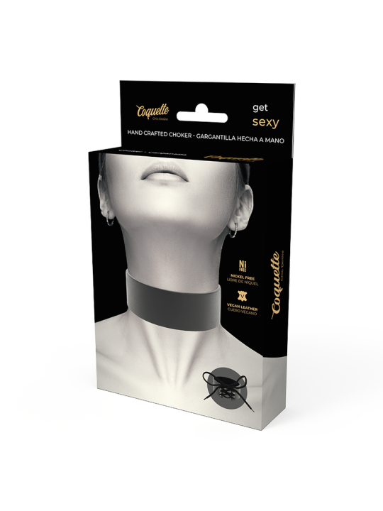 COQUETTE CHIC DESIRE - GARGANTILHA DE COURO VEGANO