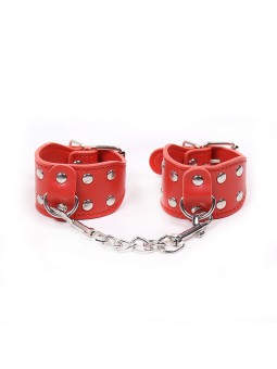 OHMAMA FETISH - VERSTELBARE HANDBOEIEN MET METALEN KETTING