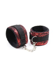 OHMAMA FETISH - FLUWELEN HANDBOEIEN MET NYLON TAPE