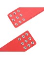 OHMAMA FETISH - RED HANDCUFFS WITH SNAP CLOSURE