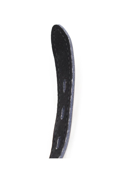 OHMAMA FETISH - SILICONE BALL GAG WITH LEATHER BELT (PADLOCK INCLUDED)