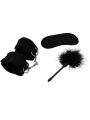 INTENSE - FETISH EROTIC PLAYSET 2 WITH HANDCUFFS, BLIND MASK AND TICKL