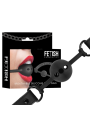 FETISH SUBMISSIVE BONDAGE - ADEMENDE SILICONEN BAL GAG