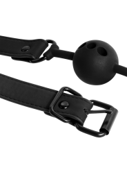 FETISH SUBMISSIVE BONDAGE - ADEMENDE SILICONEN BAL GAG
