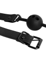 FETISH SUBMISSIVE BONDAGE - BÂILLON À BOULE EN SILICONE RESPIRANT