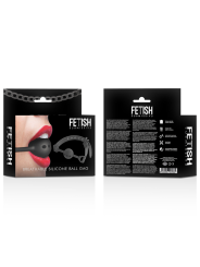 FETISH SUBMISSIVE BONDAGE - BREATHABLE SILICONE BALL GAG