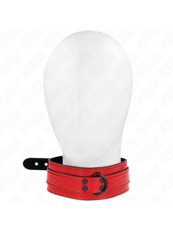 KINK - COLLIER AJUSTABLE ROUGE VIN 37,5-49,5 CM X 5 CM
