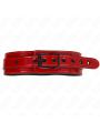 KINK - COLLIER AJUSTABLE ROUGE VIN 37,5-49,5 CM X 5 CM