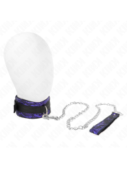 KINK - COLLANA CORTA IN PIZZO DI VELLUTO CON CINTURA 105 CM CON PROFIL