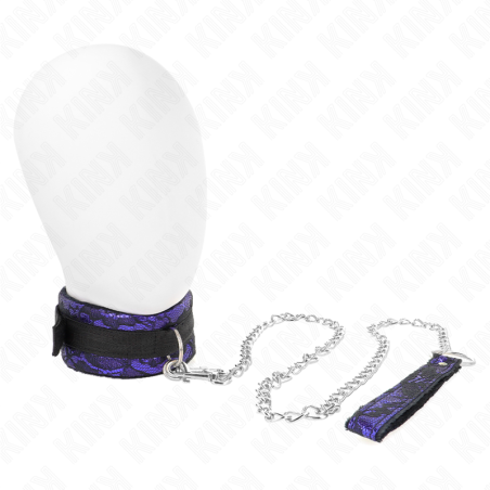 KINK - COLAR CURTO DE RENDA DE VELUDO COM CINTO 105 CM COM DEFEITO EM 