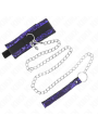 KINK - COLLIER COURT EN DENTELLE DE VELOURS AVEC CEINTURE 105 CM AVEC 