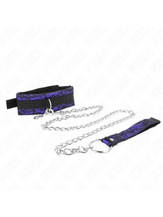 KINK - COLLANA CORTA IN PIZZO DI VELLUTO CON CINTURA 105 CM CON PROFIL