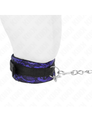 KINK - COLLIER COURT EN DENTELLE DE VELOURS AVEC CEINTURE 105 CM AVEC 