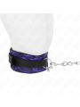 KINK - COLLIER COURT EN DENTELLE DE VELOURS AVEC CEINTURE 105 CM AVEC 