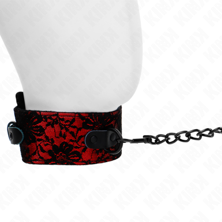 KINK - SPITZENKETTE MIT GÜRTEL MIT ECHTLEDERGÜRTEL 105 CM / 44 X 5,5 C