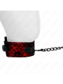 KINK - LACE NECKLACE WITH BELT WITH REAL LEATHER BELT 105 CM / 44 X 5.