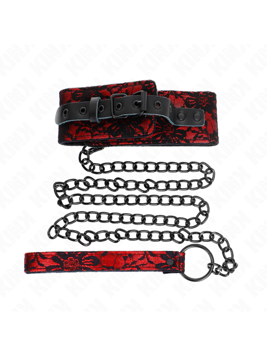 KINK - SPITZENKETTE MIT GÜRTEL MIT ECHTLEDERGÜRTEL 105 CM / 44 X 5,5 C