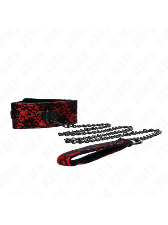 KINK - SPITZENKETTE MIT GÜRTEL MIT ECHTLEDERGÜRTEL 105 CM / 44 X 5,5 C