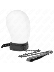 KINK - NEOPREN BONDAGE HALSBAND MODELL 1 MIT GÜRTEL 78 CM VERSTELLBAR 