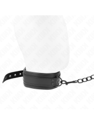 KINK - COLAR DE NEOPRENE BONDAGE MODELO 1 COM CINTO 78 CM AJUSTÁVEL 37