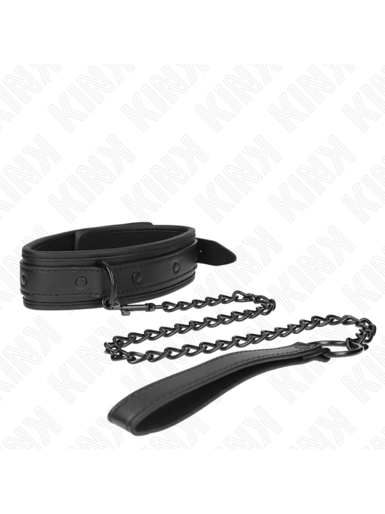 KINK - COLLIER DE BONDAGE EN NÉOPRÈNE MODÈLE 2 AVEC CEINTURE 78 CM RÉG