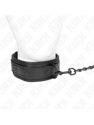 KINK - COLLIER DE BONDAGE EN NÉOPRÈNE MODÈLE 2 AVEC CEINTURE 78 CM RÉG