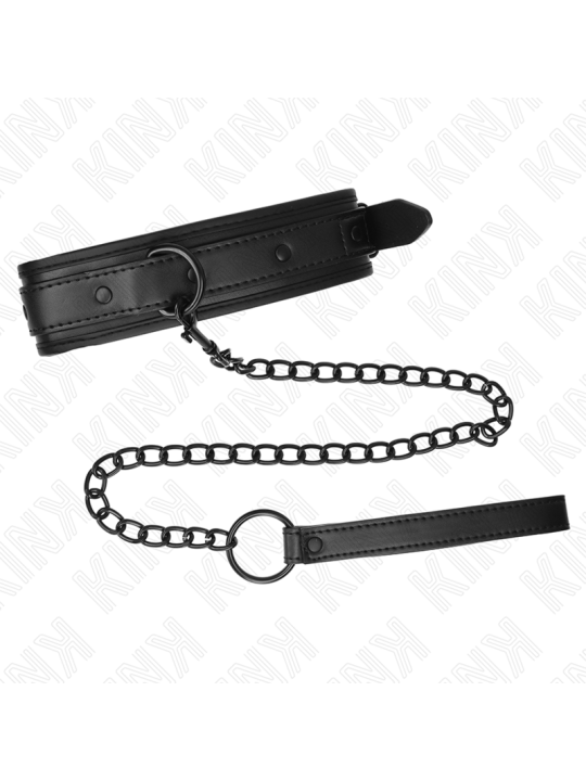 KINK - COLLIER DE BONDAGE EN NÉOPRÈNE MODÈLE 2 AVEC CEINTURE 78 CM RÉG