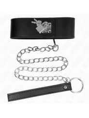 KINK - COLAR COM CINTO 65 CM COM ALÇA LARGA PRETA AJUSTÁVEL 33,5-41 CM