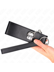 KINK - COLAR COM CINTO 65 CM COM ALÇA LARGA PRETA AJUSTÁVEL 33,5-41 CM