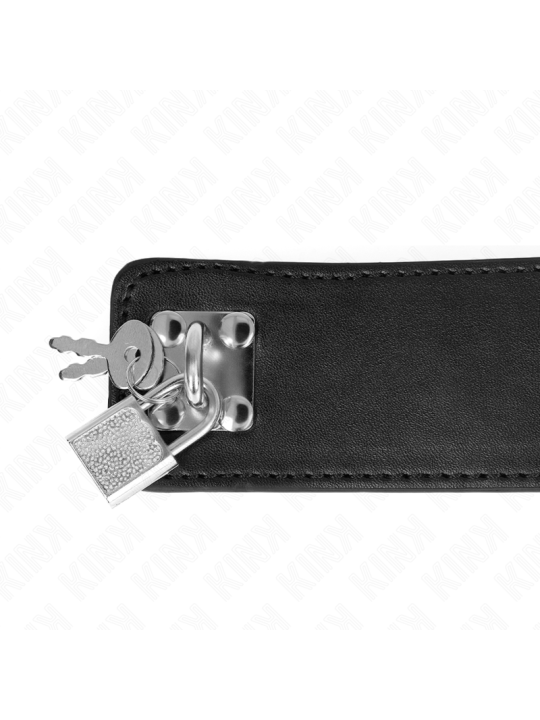 KINK - COLAR COM CINTO 65 CM COM ALÇA LARGA PRETA AJUSTÁVEL 33,5-41 CM
