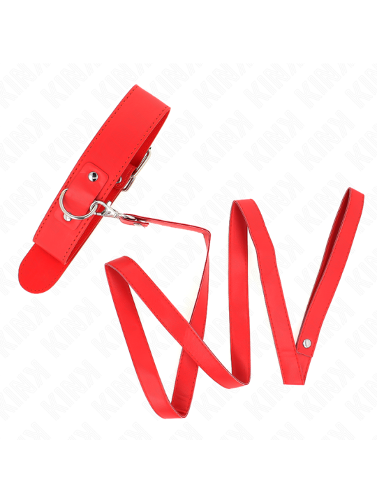 KINK - NECKLACE WITH BELT 116 CM ROJO STRAP ADJUSTABLE 32-50 CM X 8 CM