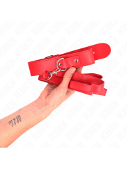 KINK - COLAR COM CINTO 116 CM ALÇA ROJO AJUSTÁVEL 32-50 CM X 8 CM