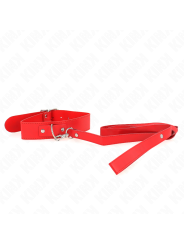 KINK - COLAR COM CINTO 116 CM ALÇA ROJO AJUSTÁVEL 32-50 CM X 8 CM