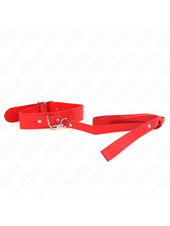 KINK - COLAR COM CINTO 116 CM ALÇA ROJO AJUSTÁVEL 32-50 CM X 8 CM