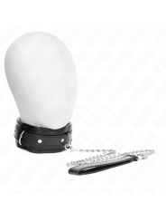 KINK - 65 CM ZWARE HALSBAND MET LIJN MODEL 1 VERSTELBAAR 36,5-50 CM