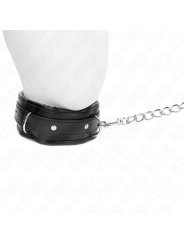 KINK - 65 CM ZWARE HALSBAND MET LIJN MODEL 1 VERSTELBAAR 36,5-50 CM