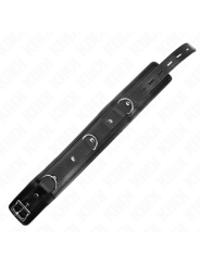 KINK - 65 CM ZWARE HALSBAND MET LIJN MODEL 1 VERSTELBAAR 36,5-50 CM