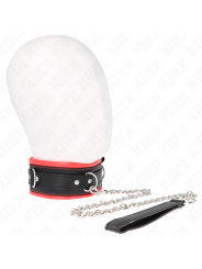 KINK - 65 CM ZWARE HALSBAND MET LIJN MODEL 3 VERSTELBAAR 36,5-50 CM