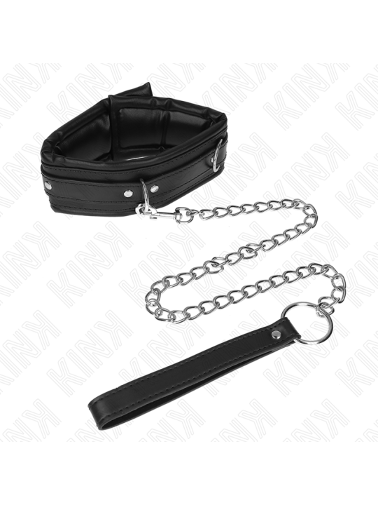 KINK - 65 CM ZWARE HALSBAND MET LIJN MODEL 4 VERSTELBAAR 36,5-50 CM