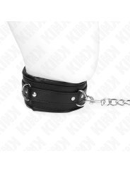 KINK - 65 CM ZWARE HALSBAND MET LIJN MODEL 4 VERSTELBAAR 36,5-50 CM